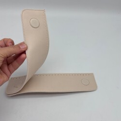 Angel Çanta Aksesuar Krem Suni Derili Çift Gizli Mıknatıs - Angel Çanta Aksesuar