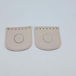 Angel Çanta Aksesuar Krem Suni Derili Tek Dikim Gizli Mıknatıs - Angel Çanta Aksesuar