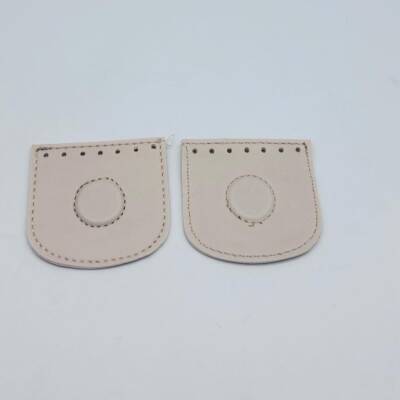 Angel Çanta Aksesuar Krem Suni Derili Tek Dikim Gizli Mıknatıs - 1