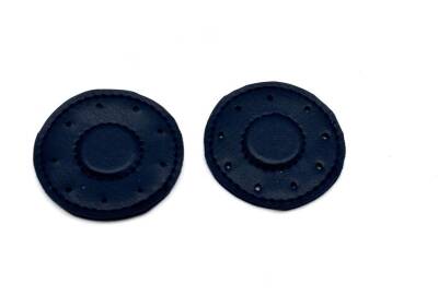 Angel Çanta Aksesuar Lacivert Suni Derili Yuvarlak Gizli Mıknatıs - 1