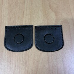 Angel Çanta Aksesuar Siyah Suni Derili Tek Dikim Gizli Mıknatıs - Angel Çanta Aksesuar