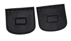 Angel Çanta Aksesuar Siyah Suni Derili Tek Dikim Gizli Mıknatıs(Dikdörtgen Mıknatıslı) - Angel Çanta Aksesuar