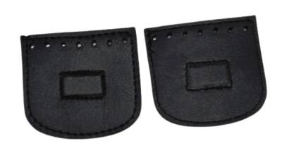 Angel Çanta Aksesuar Siyah Suni Derili Tek Dikim Gizli Mıknatıs(Dikdörtgen Mıknatıslı) - 1