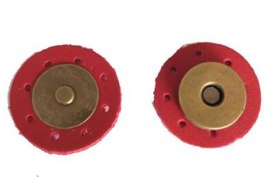 Angel Çanta Aksesuar Suni Derili Mıknatıs Kırmızı - 1