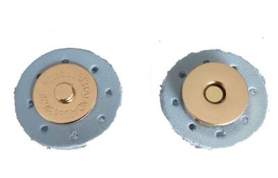 Angel Çanta Aksesuar Suni Derili Mıknatıs Mavi - 1