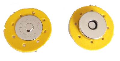 Angel Çanta Aksesuar Suni Derili Mıknatıs Sarı - 1