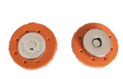 Angel Çanta Aksesuar Suni Derili Mıknatıs Turuncu - 1