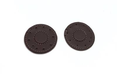 Angel Çanta Aksesuar Vizon Suni Derili Yuvarlak Gizli Mıknatıs - 1