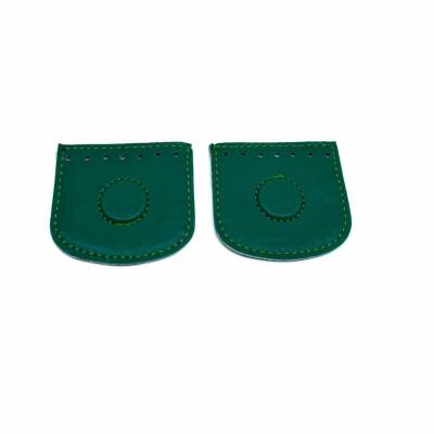 Angel Çanta Aksesuar Yeşil Suni Derili Tek Dikim Gizli Mıknatıs - 1