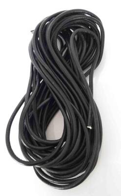 Angel Çanta Aksesuar 1 Metre 10 Mm Suni Deri İp Siyah Renk - 1