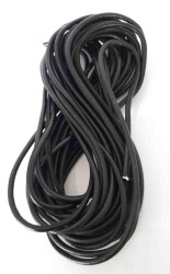 Angel Çanta Aksesuar 1 Metre 10 Mm Suni Deri İp Siyah Renk - Angel Çanta Aksesuar