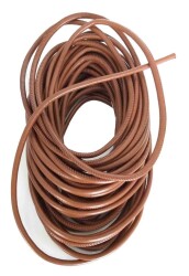 Angel Çanta Aksesuar 1 Metre 10 Mm Suni Deri İp Taba Renk - Angel Çanta Aksesuar