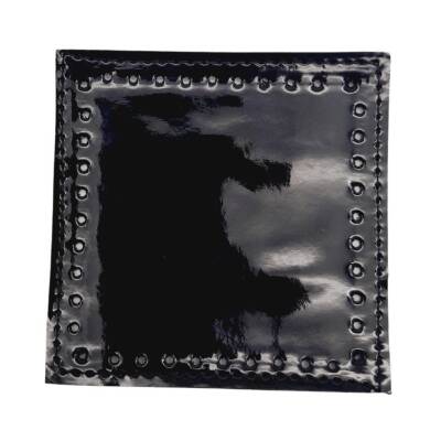 Angel Çanta Aksesuar 10x10 cm Kare Rugan Deri Siyah Renk 1 Adet - 5