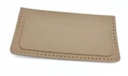 Angel Çanta Aksesuar 22x11 cm Koyu Bej Renk Suni Deri Cep - Angel Çanta Aksesuar