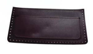 Angel Çanta Aksesuar 22x11 cm Koyu Kahve Renk Suni Deri Cep - 1