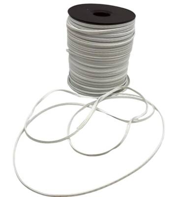 Angel Çanta Aksesuar 3 Mm Beyaz Renk Suni Deri İp 2 metre - 1