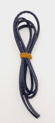 Angel Çanta Aksesuar 3 Mm Lacivert Renk Suni Deri İp 1 metre - Angel Çanta Aksesuar