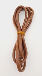 Angel Çanta Aksesuar 5 Mm Taba Renk Suni Deri İp 1 metre - Angel Çanta Aksesuar