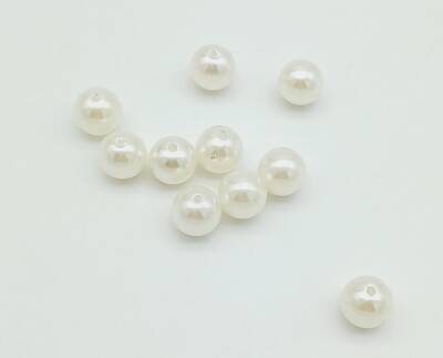 Angel Çanta Aksesuar Delikli İnci 14 mm 10 Adet - 1