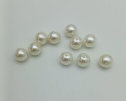 Angel Çanta Aksesuar Delikli İnci 20 mm 10 Adet - Angel Çanta Aksesuar