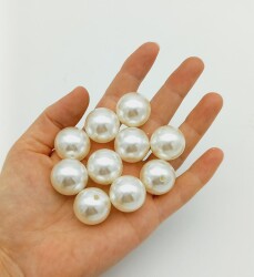 Angel Çanta Aksesuar Delikli İnci 22 mm 10 Adet - 2