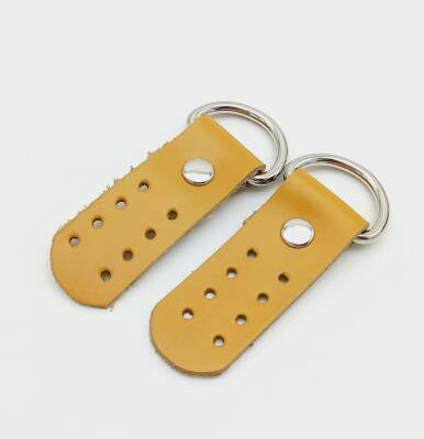 Angel Çanta Aksesuar Gerçek Deri Hardal Sapucu (Böce) Gümüş Metalli - 1