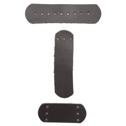 Angel Çanta Aksesuar Gerçek Deri Kilit Set Koyu Kahverengi - 2