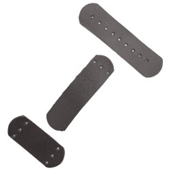 Angel Çanta Aksesuar Gerçek Deri Kilit Set Koyu Kahverengi - 3