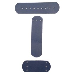 Angel Çanta Aksesuar Gerçek Deri Kilit Set Lacivert Renk - 2