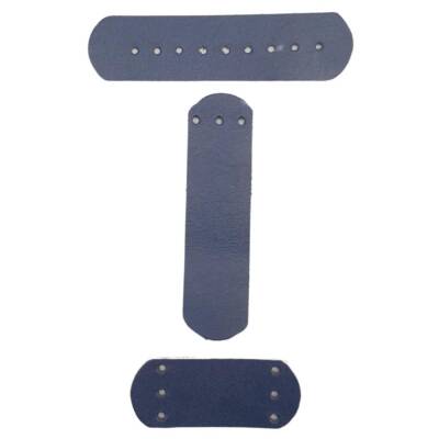 Angel Çanta Aksesuar Gerçek Deri Kilit Set Lacivert Renk - 2