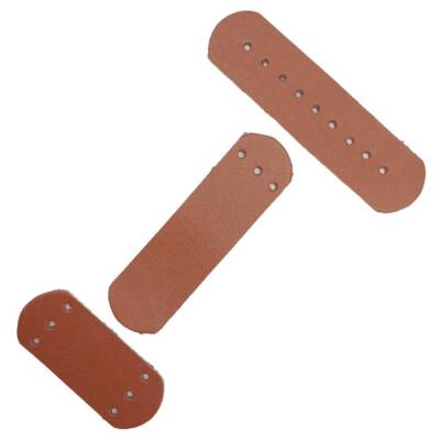 Angel Çanta Aksesuar Gerçek Deri Kilit Set Taba Renk - 2