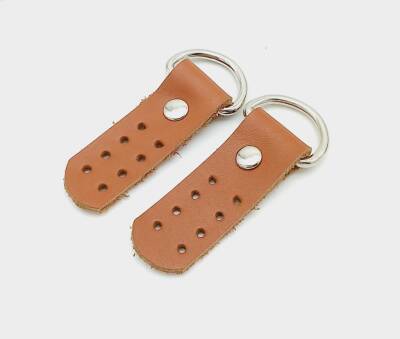 Angel Çanta Aksesuar Gerçek Deri Taba Sapucu (Böce) Gümüş Metalli - 1