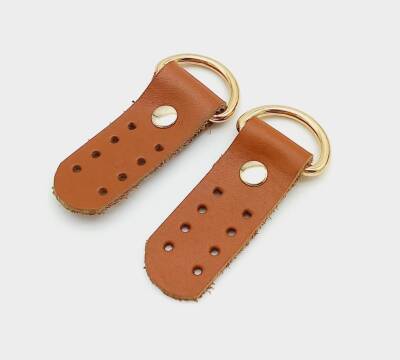 Angel Çanta Aksesuar Gerçek Deri Taba Sapucu (Böce) Light Gold Metalli - 1