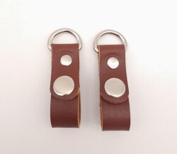 Angel Çanta Aksesuar Kızıl Kahve Gerçek Deri Çıtçıtlı Sapucu Böce Gümüş Metalli - Angel Çanta Aksesuar