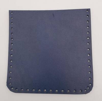 Angel Çanta Aksesuar Lacivert Gerçek Deri 12x12 cm Cep - 1