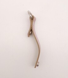 Angel Çanta Aksesuar Lila Gerçek Deri Çıtçıtlı Sapucu Böce Gümüş Metalli 1 Adet - 3