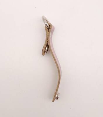 Angel Çanta Aksesuar Lila Gerçek Deri Çıtçıtlı Sapucu Böce Gümüş Metalli 1 Adet - 3