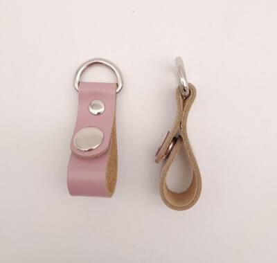 Angel Çanta Aksesuar Lila Gerçek Deri Çıtçıtlı Sapucu Böce Gümüş Metalli - 2