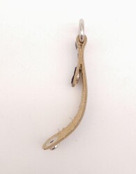 Angel Çanta Aksesuar Mor Gerçek Deri Çıtçıtlı Sapucu Böce Gümüş Metalli 1 Adet - 2