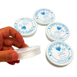 Angel Çanta Aksesuar Şeffaf Misina 0.5 Mm 12 Metre (5 Adet) - Angel Çanta Aksesuar