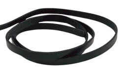 Angel Çanta Aksesuar Siyah Renk Gerçek Deri 8 mm Şerit Deri İp - Angel Çanta Aksesuar