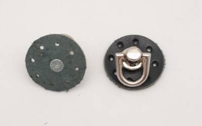 Angel Çanta Aksesuar Siyah Renk Gerçek Deri Çift Küp Askı Gümüş Metal - 2