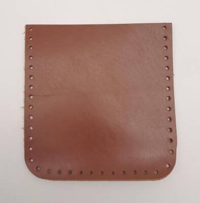 Angel Çanta Aksesuar Sütlü Kahve Gerçek Deri 12x12 cm Cep - 1