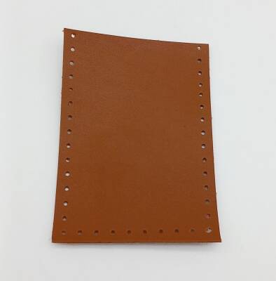 Angel Çanta Aksesuar Tek Kat Taba Renk Suni Deri Cep - 1