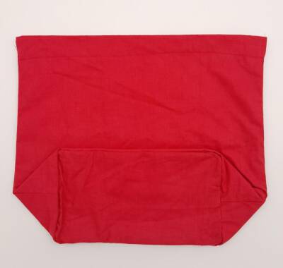 Angel Çanta Aksesuar Örgü Çantaya Hazır Astar Tabanlı 22x12 cm Kırmızı Renk - 1