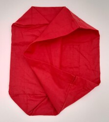 Angel Çanta Aksesuar Örgü Çantaya Hazır Astar Tabanlı 22x12 cm Kırmızı Renk - 2