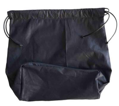 Angel Çanta Aksesuar Örgü Çantaya Hazır Astar Tabanlı Büzgülü 22X12Cm Siyah - 1