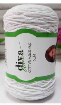 Angel Çanta Aksesuar Diva Pamuk Makrome Beyaz (İnce) - 1