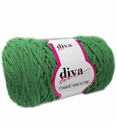 Angel Çanta Aksesuar Diva Pamuk Makrome Elma Yeşili Kalın No:80 - 1