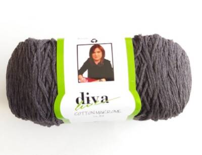 Angel Çanta Aksesuar Diva Pamuk Makrome En Koyu Vizon Renk (İnce) No:32 - 1